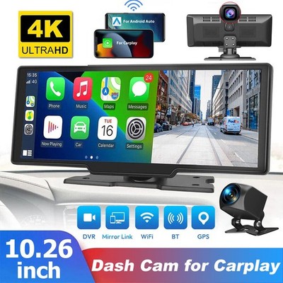 10.26'' Zoll  CarPlay Tragbarer Apple und Android Auto Wireless Display Autoradio