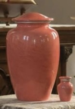 PINK PASTEL Urn For Ashes For Adult, Burial Urns 230 ci