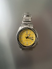 Seiko Automatic Diver Mod Rally Yellow Dial 7S26-0040 SKX Style Automatic