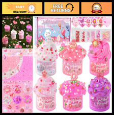 6 Pack Cloud Slime Kit for Kids, Fun Party Favors  Goodie Bag Stuffers, Ages 8-