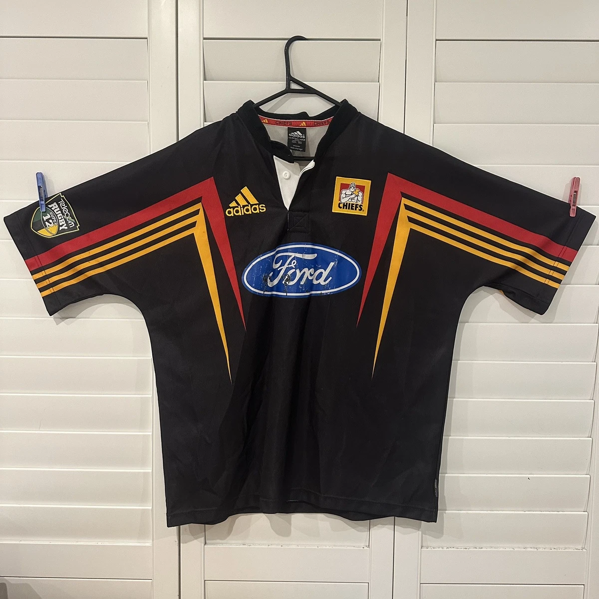 超レア！adidasコラボWaikato CHIEFSヴィンテージウォームアップ Waikato Chiefs AFL, Rugby League & Union Merchandise for sale