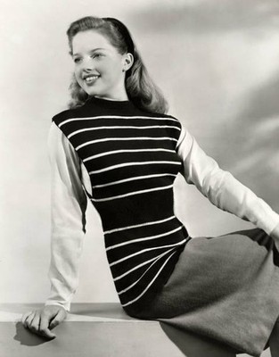 Studio Portrait Of Diana Dors English Actress 1948 OLD PHOTO