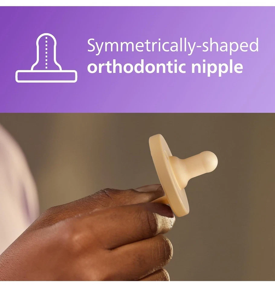 5 chupetes ortodoncia para bebé Philips Avent Soothie, chupetes 100 % silicona Foto 2 de 4