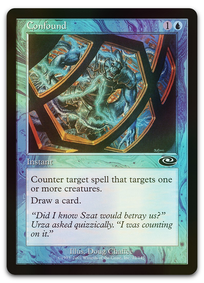 Confound #22 (Foil) (LP) Planeshift PLS Magic MTG