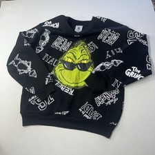 The Grinch Dr Seuss Sweatshirt Ugly Christmas Sweater Size Small unisex