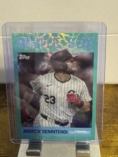2025 Topps Archives - Andrew Benintendi Aqua Scope Foilboard /75 #35 White Sox