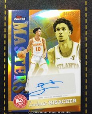 2025-26 TOPPS FINEST MASTERS AUTO ZACCHARIE RISACHER ORANGE /25 (FRK