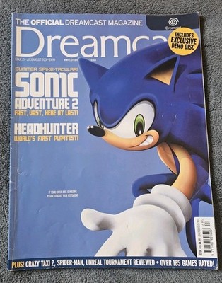 Official Dreamcast Magazine Issue 21 July/August 2001 Sonic Adventure 2 -no demo