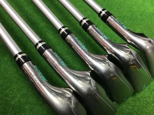 LADIES Mizuno EURUS 2017 Turquoise Blue Irons #7-9,Pw,Sw(5Clubs)/EXSAR/Flex:L - Picture 4 of 6