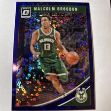 2018 Panini Donruss Optic Fast Break Purple Prizm [#62/95]!! Malcolm Brogdon #65