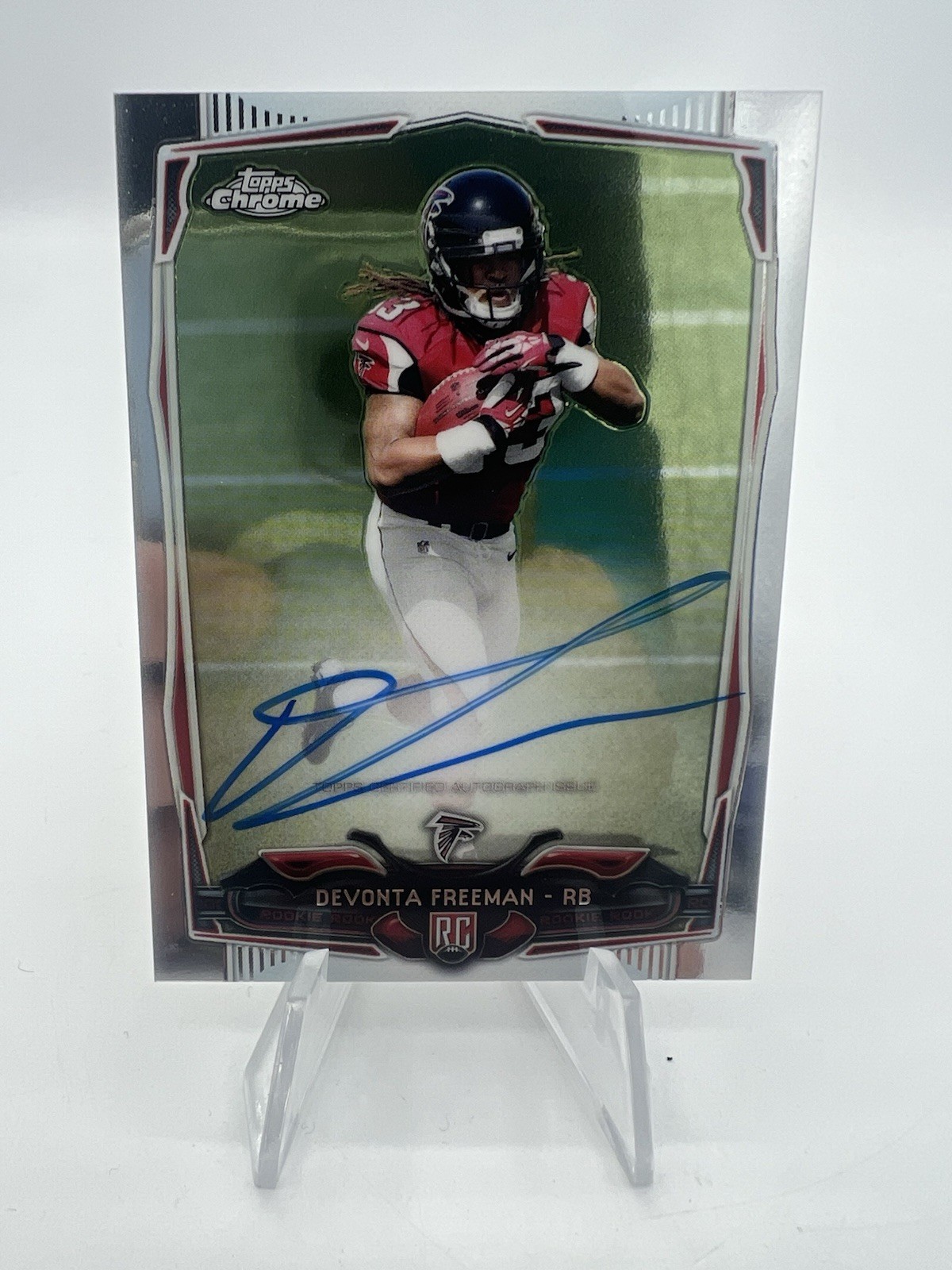 Devonta Freeman Topps Chrome Mini #216 Autograph