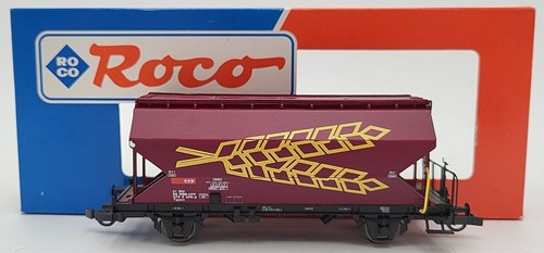 Vagón de silo Roco 46389 escala HO SBB con plataforma de frenado EX/caja | Zustand: Used