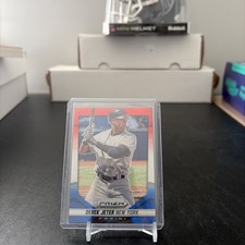 2014 Panini Prizm Derek Jeter Red, White & Blue Prizm Card #76