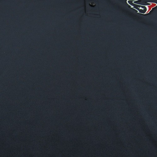 Houston Texans Polo Shirt Mens Extra Large Blue Gray Nike Drifit NFL On Field - Picture 3 of 15