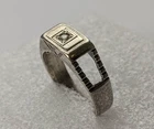 Vintage men's ring sterling silver 925 Size 10 Weight 4.08 g. Ukrainian jewelry.