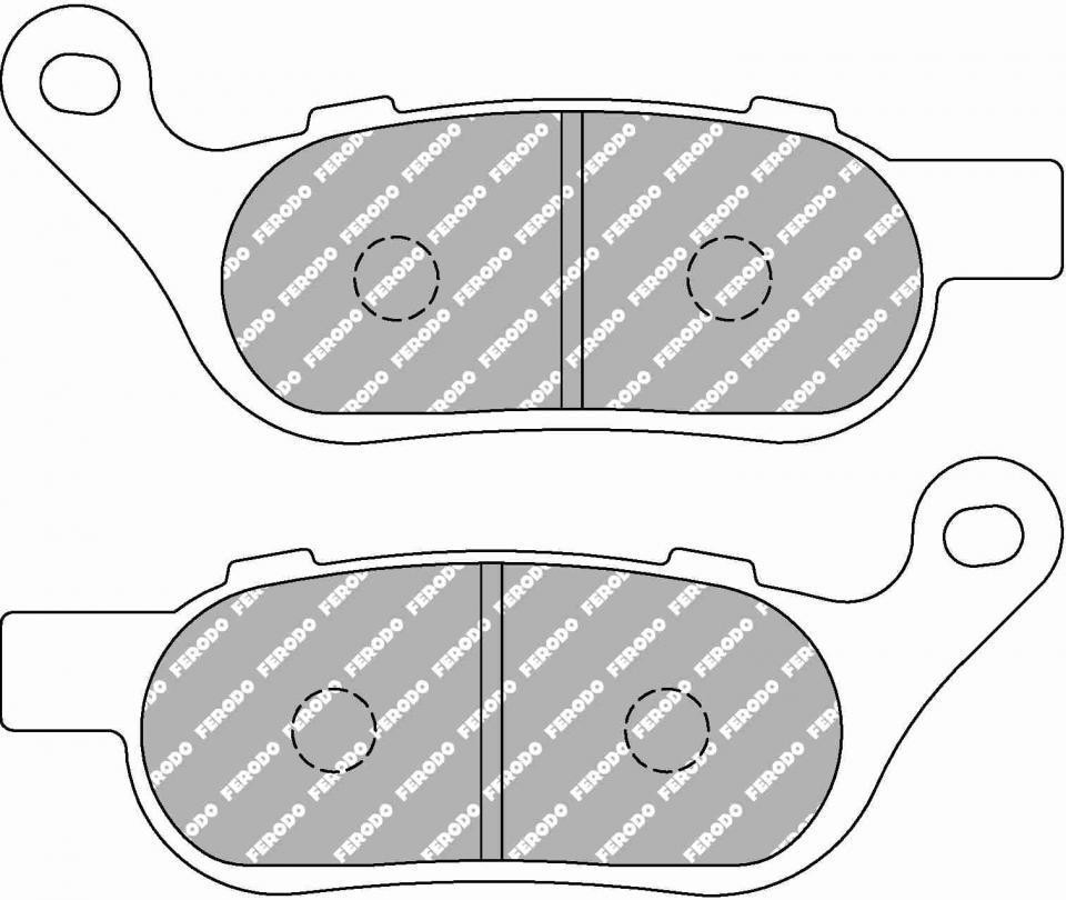 Plaquette de frein Ferodo moto Harley Davidson 1745 FXDF Fat Bob