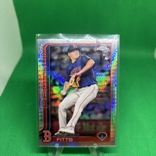 2025 Topps Chrome - Richard Fitts #72 Prism Refractor (RC)