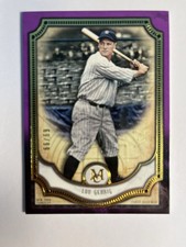 2018 Topps Museum Collection Amethyst /99 Lou Gehrig #60‼️Triple Crown👑6 WS🏆