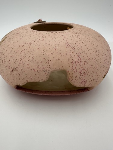 Pueblo Pottery Namble? Feathers And Beads Representing Local Structures 8x5 Pink - Picture 5 of 10