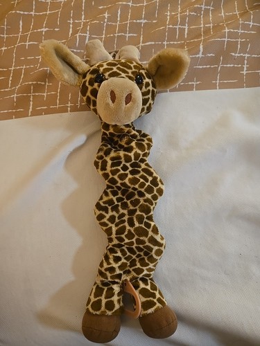 1988 Dakin Musical Giraffe Pull Cord Lullaby Toy Plush Baby Crib Hanging WORKS