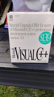 Microsoft Visual C++ Professional Edition Version 1.0 1993 3.5'' Floppy Sealed