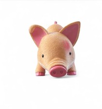 Toy Tech Teacup Piggies Talking Pig Flocked Poseable