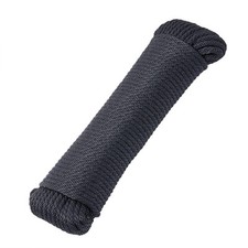 1/4 Inch 100 ft Solid Braided Polypropylene Rope, All Purpose Boat Marine Rop...