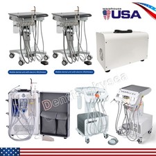 Dental Delivery Unit System/Treatment Cart/Unit with Air Compressor 110V