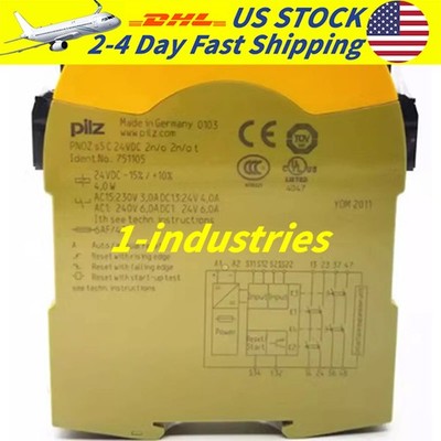 Brand New PILZ 751105 PNOZ s5 24VDC Safety Relay 2NO+2NC PL e/SIL 3