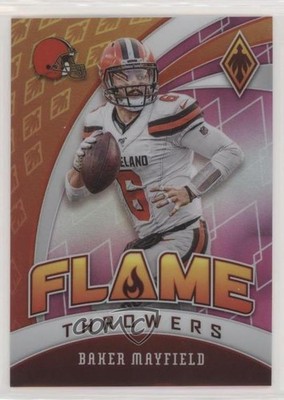 2020 Panini Phoenix Flame Throwers Pink 14/199 Baker Mayfield #2 8em