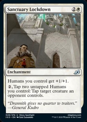 Sanctuary Lockdown - IKO MTG - Light Play