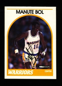 manute bol autograph
