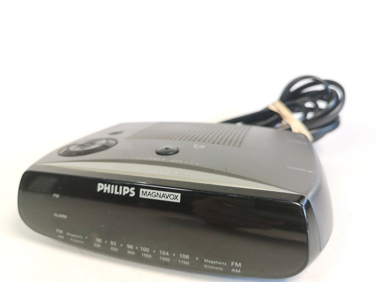 Philips Magnavox AJ 3080 / 17 - Dual Alarm AM FM Clock Radio