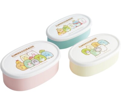Sumikko Gurashi Lunchbox Größe M – Leicht, Mit Unterteilung, Aus Polypropylen (16x12,5x6,1 Cm)