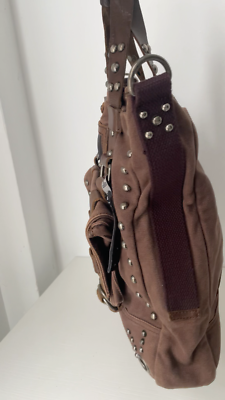 DIESEL Rare Vintage Canvas Leather Bag Archive 00s DIESEL Rare Vintage Canvas Leather Bag Archive 00s