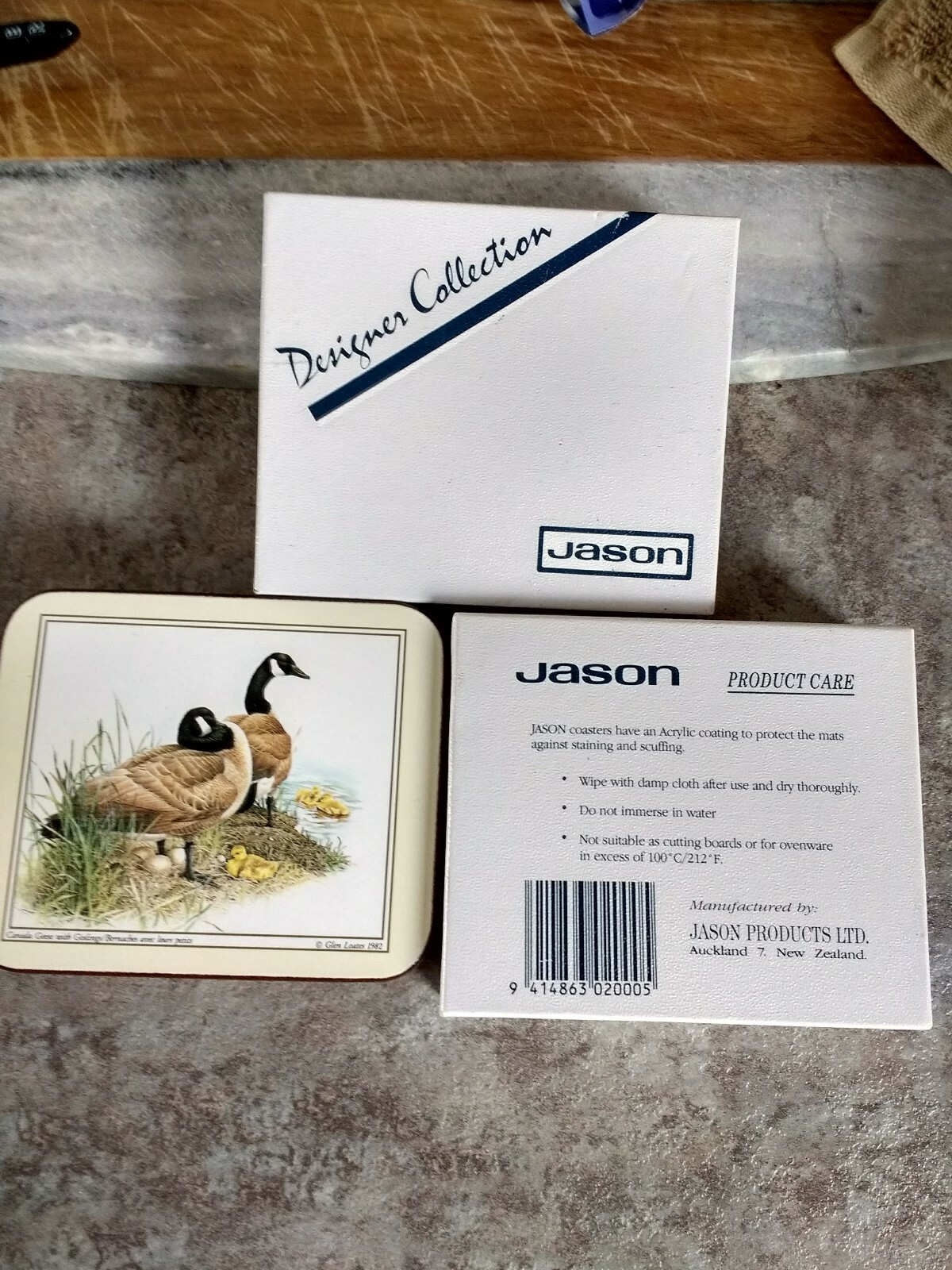 Jason Designer 6 Coaster Set Canada Geese With Gosling's eBay