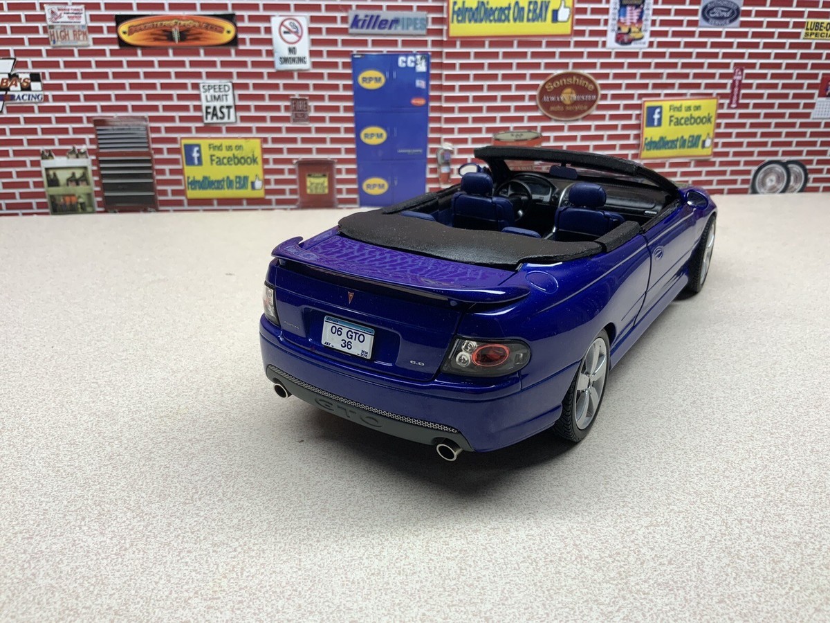 Pontiac GTO 2006 – Miniature GMP 1/18, Métal Moulé, Collection, Boîte D’origine