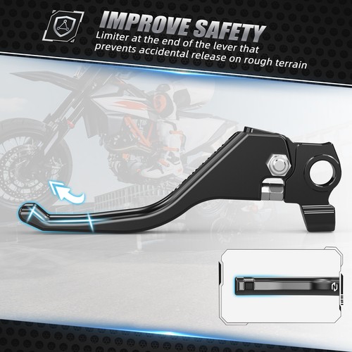 NICECNC Shorty Brake Lever/ Clutch Lever For KTM 690 Enduro R 690 SMC R 14-23 - Picture 4 of 19