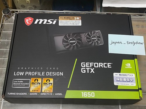 MSI GeForce GTX 1650 4GT LP Graphics Board Low Profile Space ...