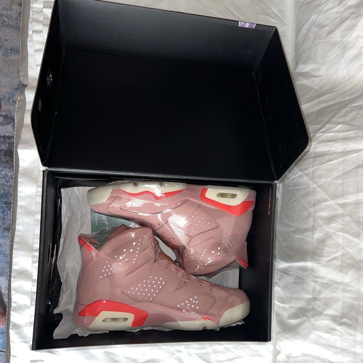 Size 9M- Aleali May x Air Jordan Retro Millennial Pink W