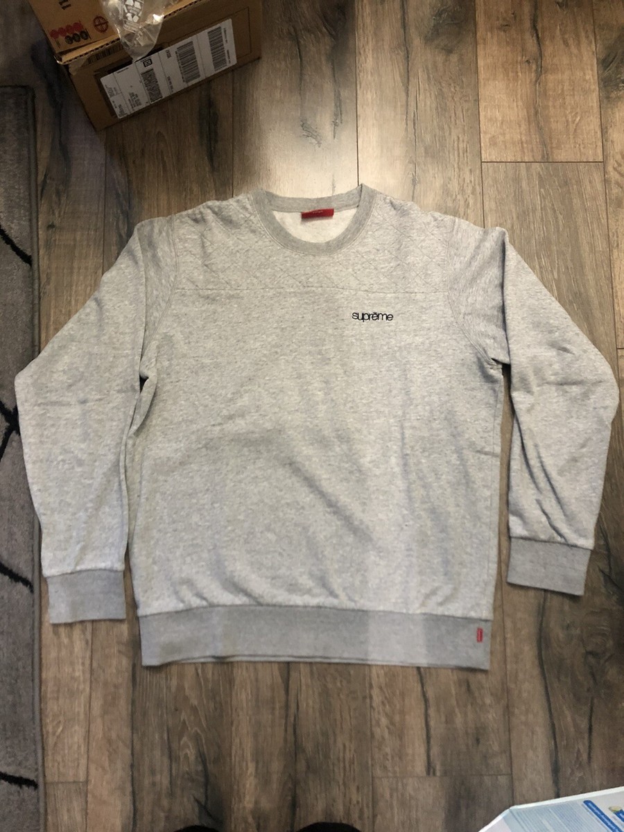 Vintage Supreme 2010 Classic Logo Crewneck Gray Size Large Vintage Supreme 2010 Classic Logo Crewneck Gray Size Large