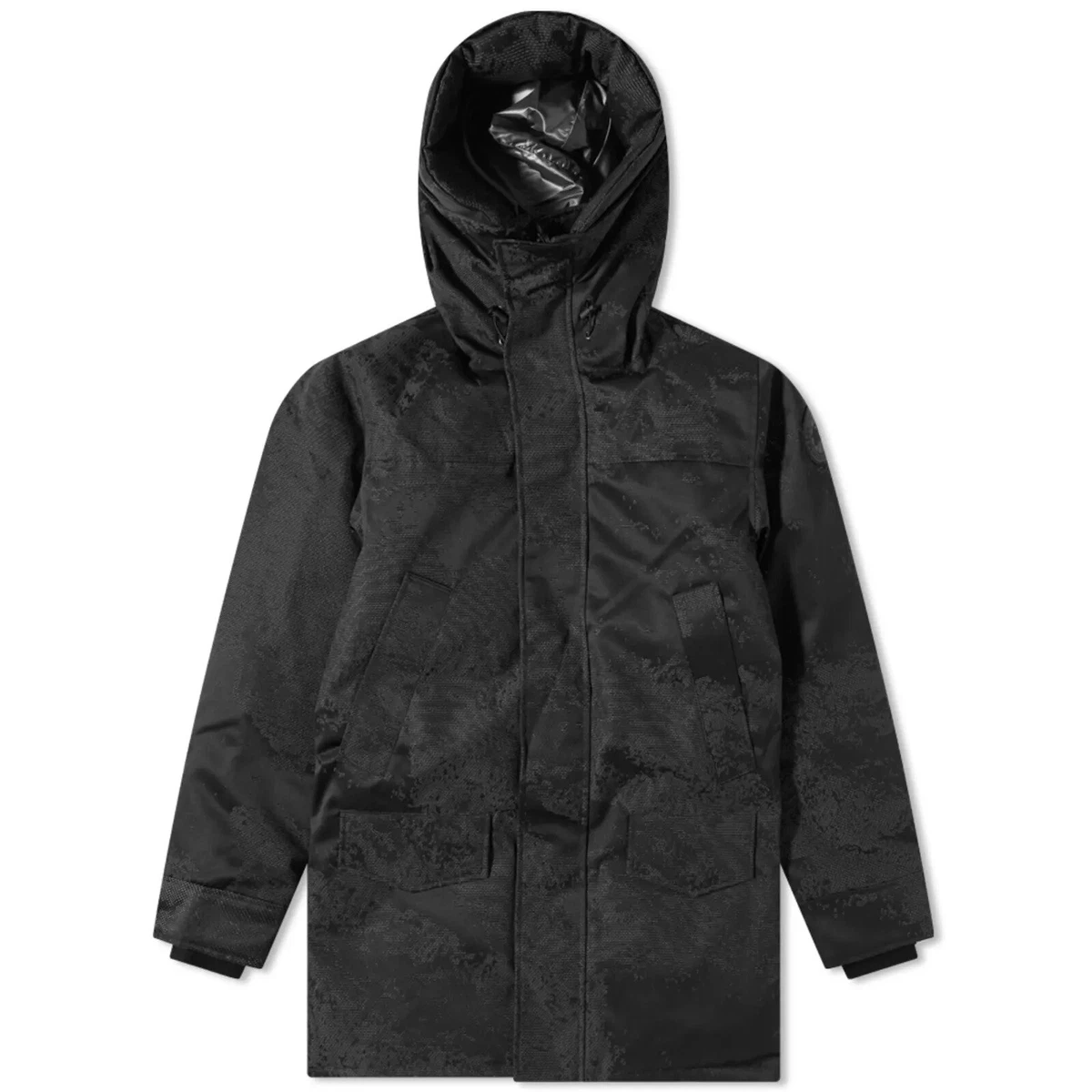 Canada goose fur shop in the rain