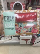 Erase Makeup Removal Towel Set, 2 Piece Microfiber Reusable NEW