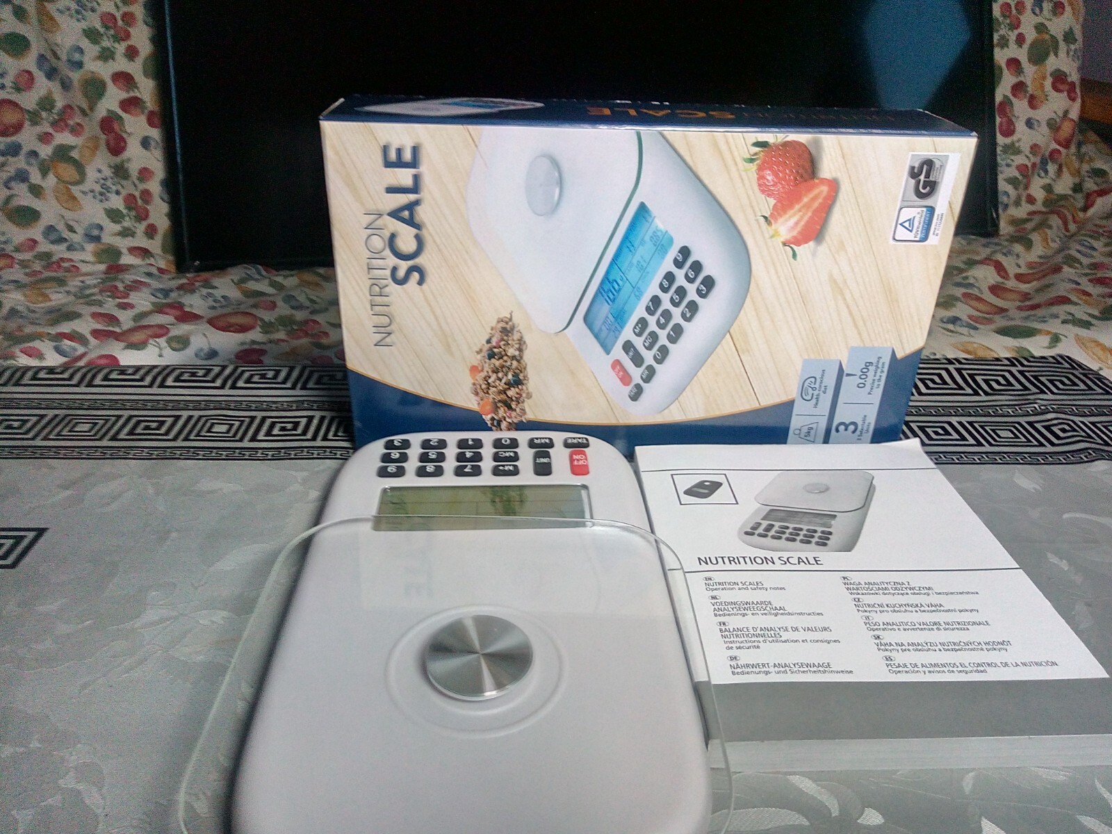 Balance de cuisine intelligente NUTRITION SCALE pour suivi diabète et calories