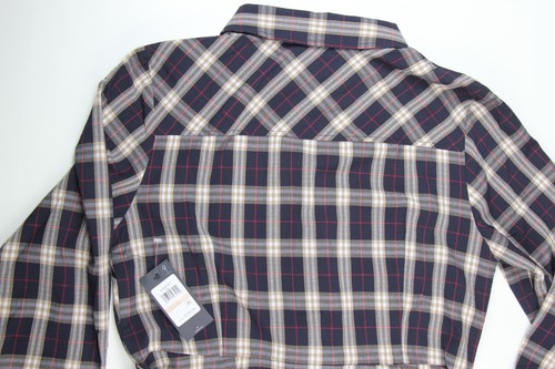 Tommy Hilfiger Women's Long Shirt/Dress Plaid Button Belt Wrap Collared Size 12 - Picture 8 of 13