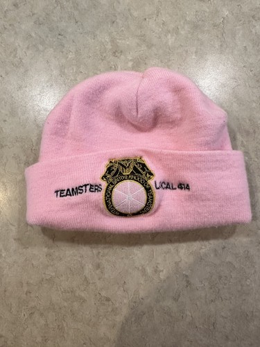 Pink Teamsters Local 414 Beanie