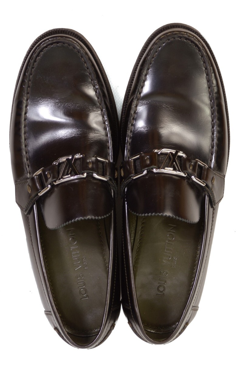 FREE TARIFF) Louis Vuitton MAJOR Brown Horsebit loafers  display picture 1
