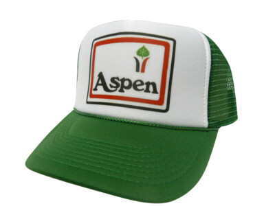 Aspen Trucker Hat mesh hat snapback hat green New