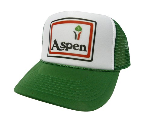Aspen Trucker Hat mesh hat snapback hat green New