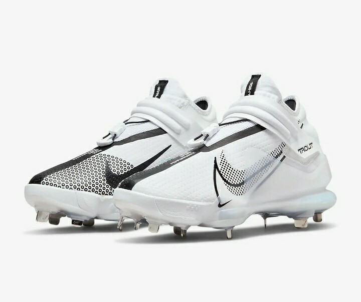 Nike Force Zoom Trout 7 Metal Baseball Men's Sizes White/Black NEW